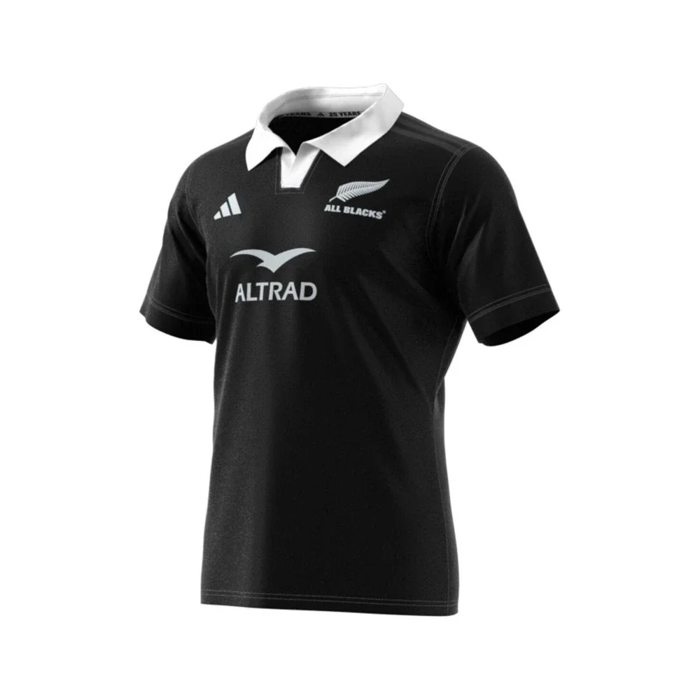 Adidas All Blacks New Zealand Black Rugby Jersey $95 size Men's Large New NWT